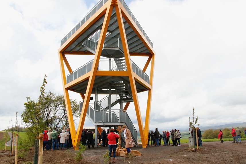 Er&ouml;ffnung des R&uuml;digsdorfer Aussichtsturms