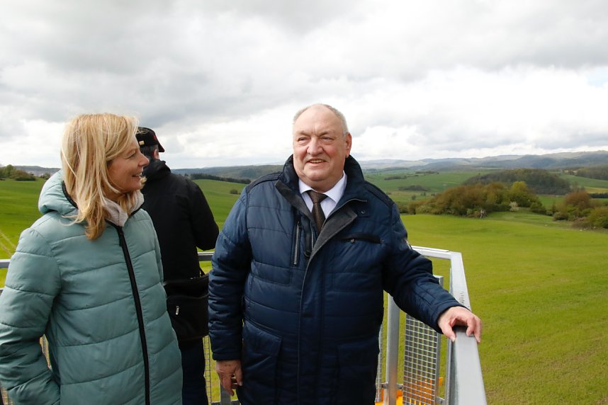 Er&ouml;ffnung des R&uuml;digsdorfer Aussichtsturms