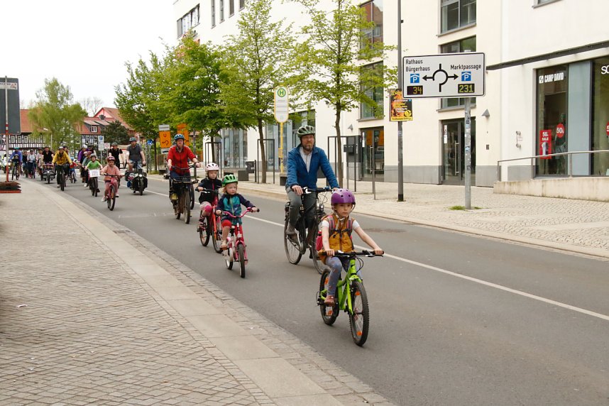 "Kidical Mass" Fahrraddemo am Sonntag in Nordhausen