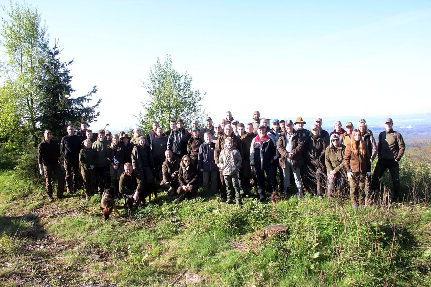 B&auml;ume im Ellricher Stadtwald gepflanzt