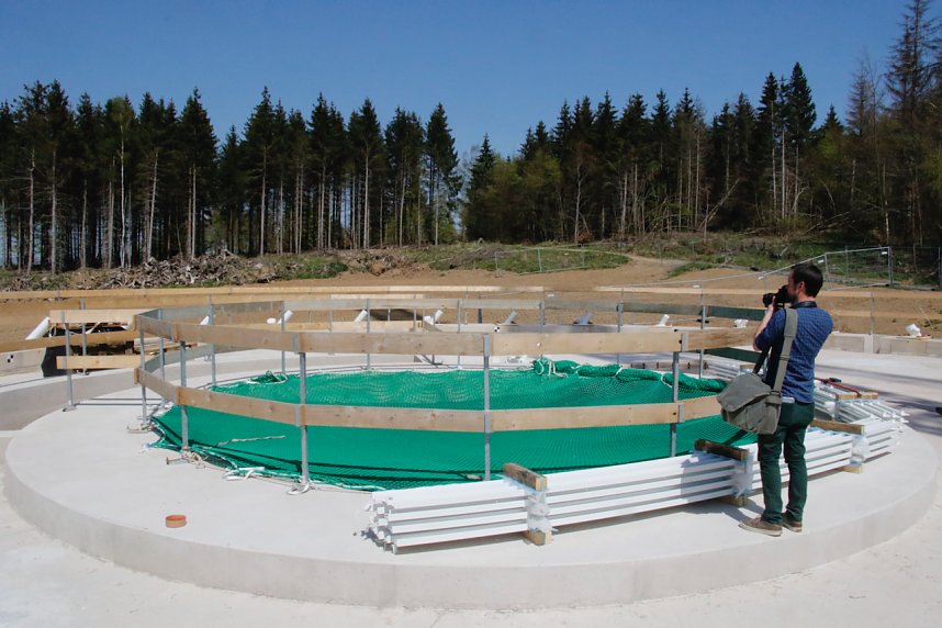 Stahlbaustart am Hexenbesen