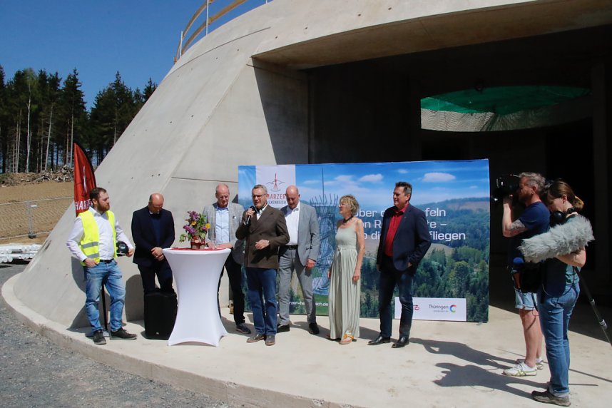 Stahlbaustart am Hexenbesen