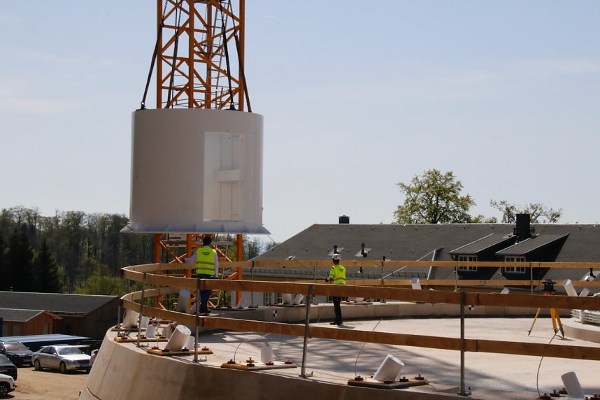 Stahlbaustart am Hexenbesen