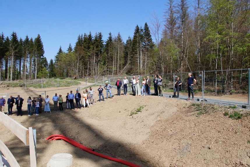 Stahlbaustart am Hexenbesen