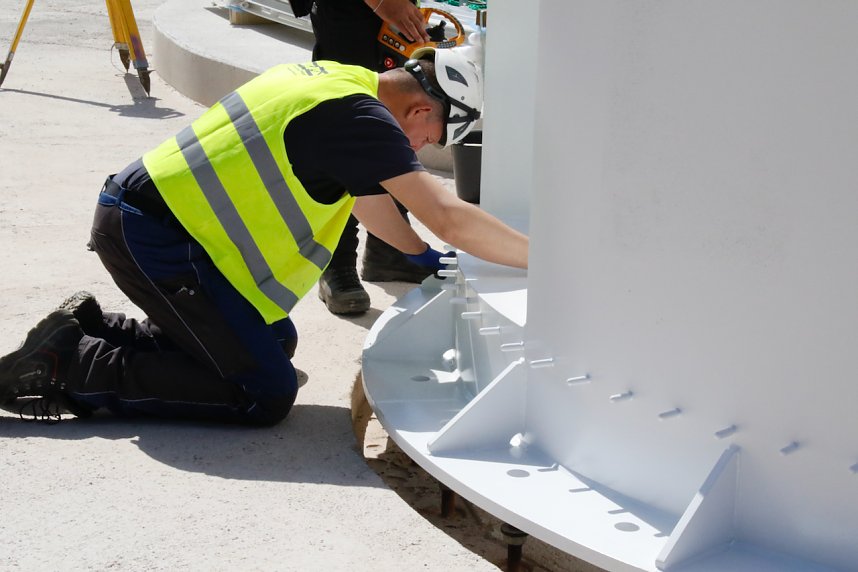 Stahlbaustart am Hexenbesen