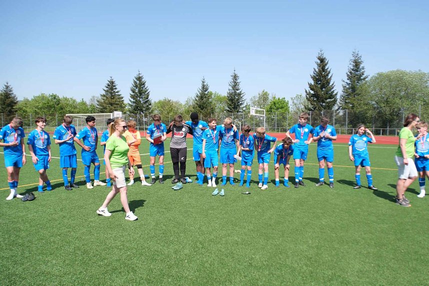 Landespokalfinale zwischen Nordhausens und Erfurts C-Jugendlichen