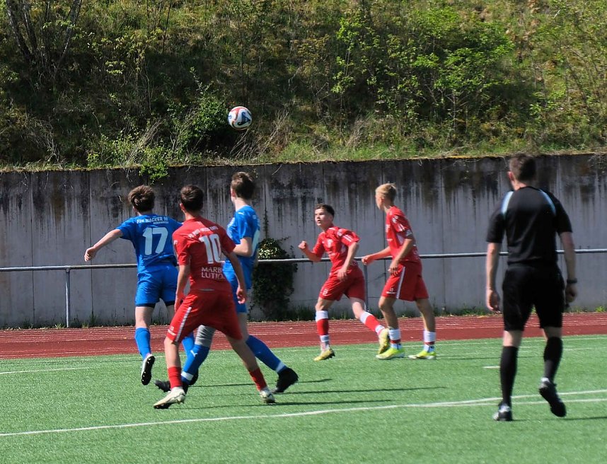 Landespokalfinale zwischen Nordhausens und Erfurts C-Jugendlichen