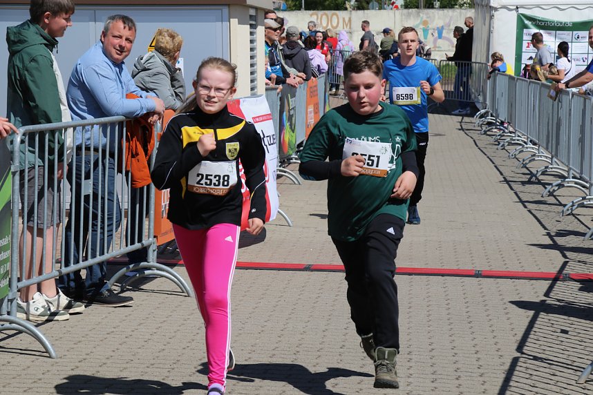 Zieleinlauf zum 10. Harztorlauf