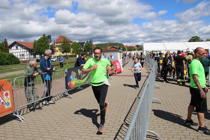 Zieleinlauf zum 10. Harztorlauf