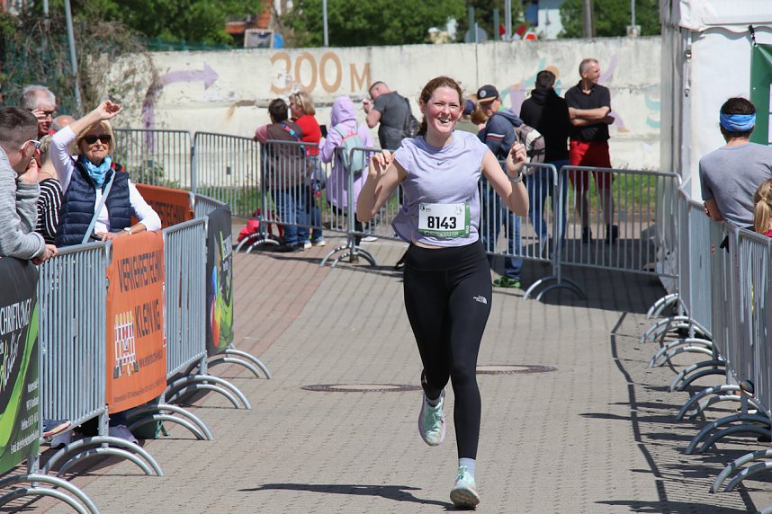 Zieleinlauf zum 10. Harztorlauf