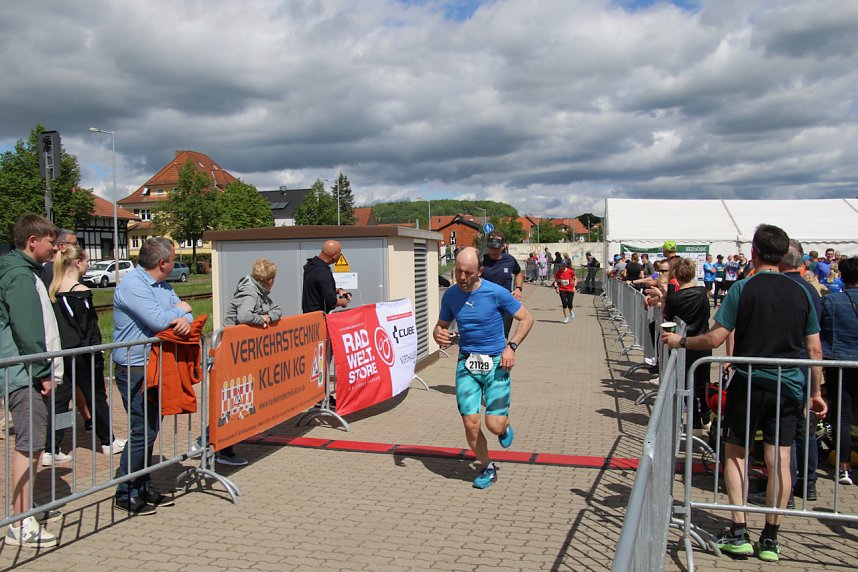Zieleinlauf zum 10. Harztorlauf