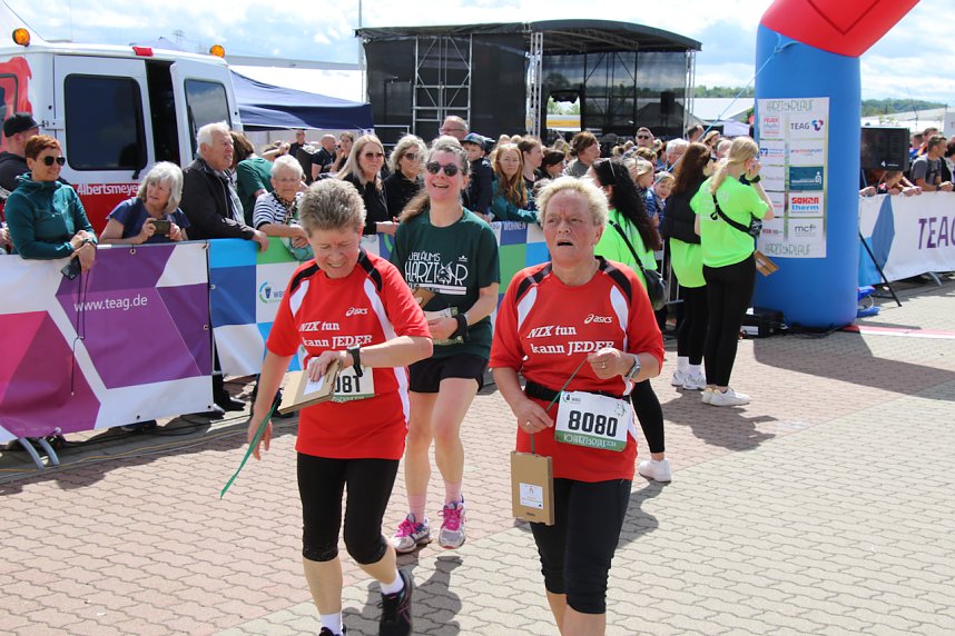 Zieleinlauf zum 10. Harztorlauf