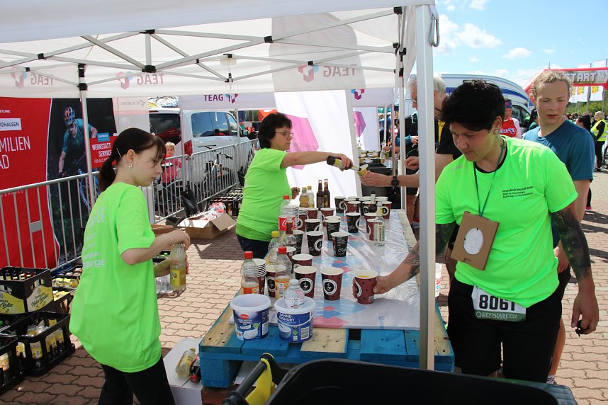 Zieleinlauf zum 10. Harztorlauf