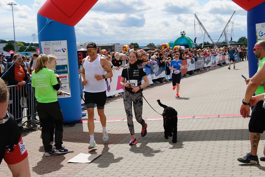 Zieleinlauf zum 10. Harztorlauf