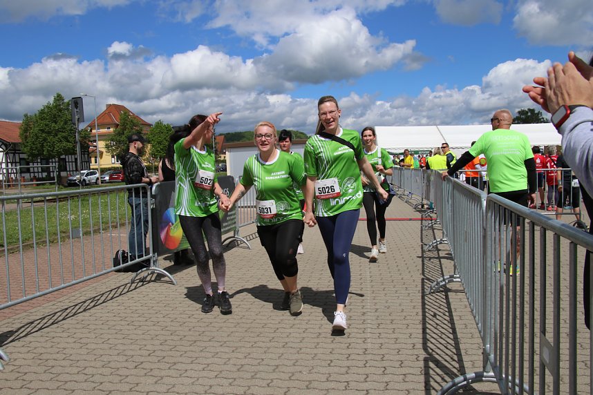 Zieleinlauf zum 10. Harztorlauf
