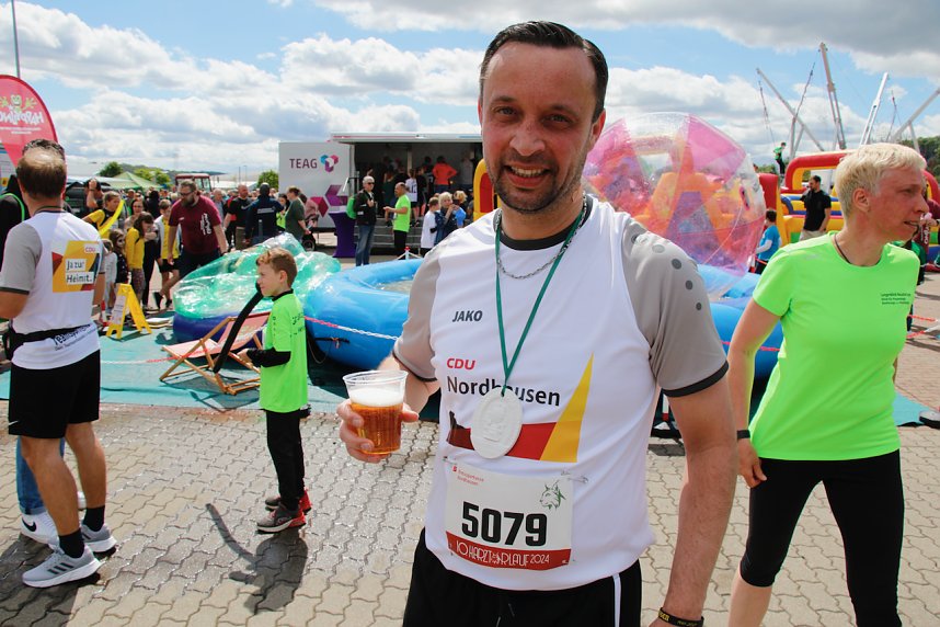 Zieleinlauf zum 10. Harztorlauf