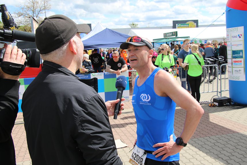 Zieleinlauf zum 10. Harztorlauf