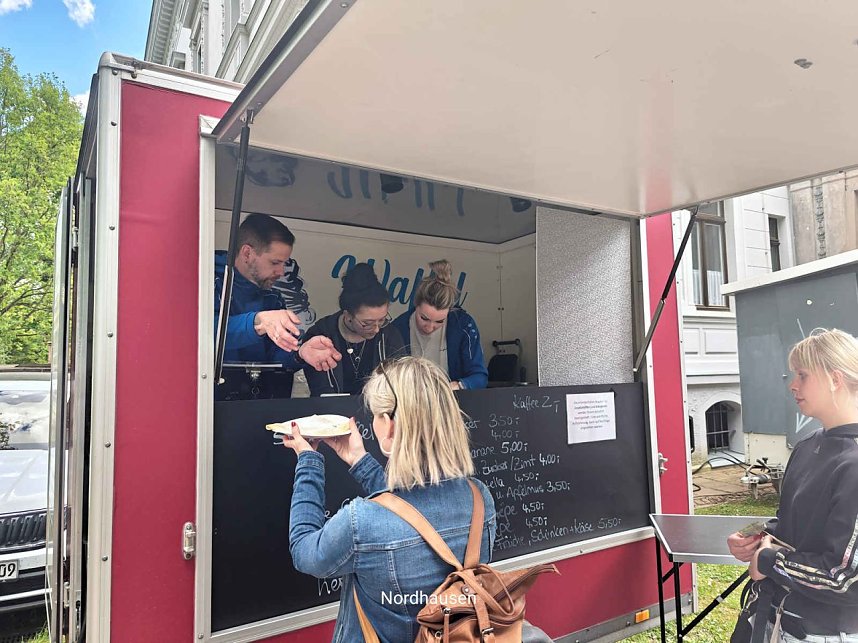 Peter Blei unterwegs beim Parkfest