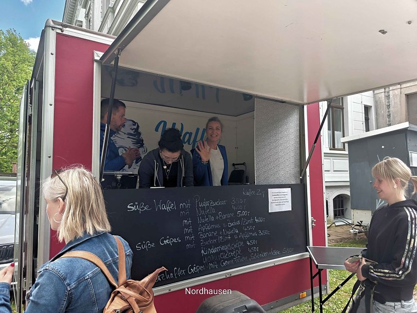 Peter Blei unterwegs beim Parkfest