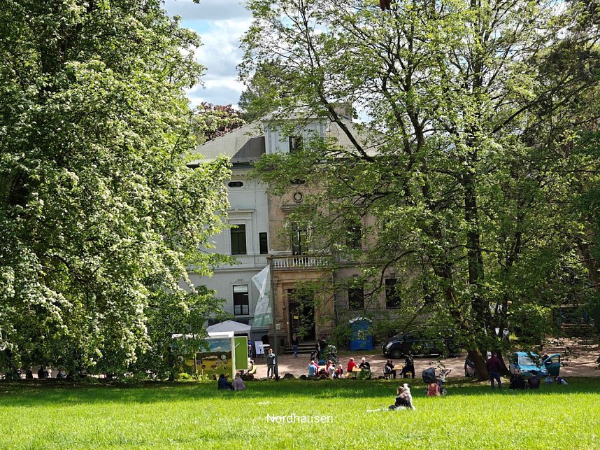 Peter Blei unterwegs beim Parkfest