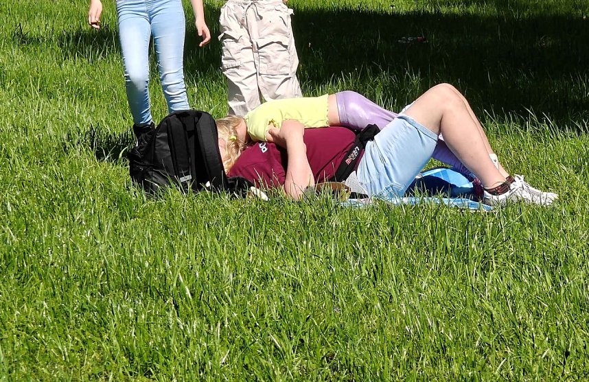 Peter Blei unterwegs beim Parkfest