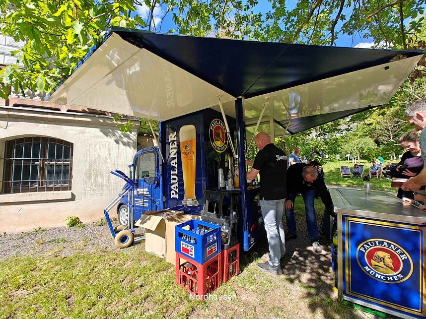 Peter Blei unterwegs beim Parkfest