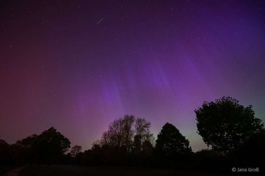 Polarlichter im Schlosspark Sondershausen