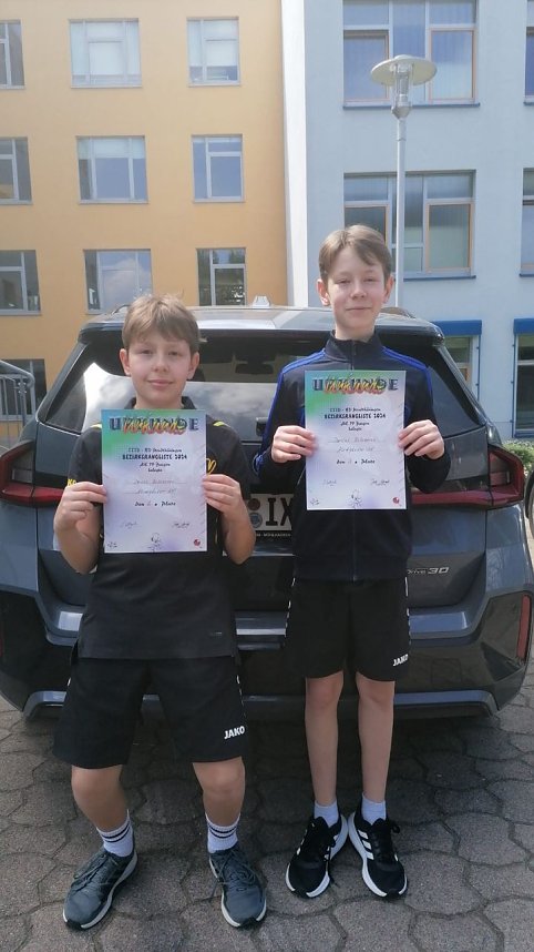 Erfolgreich beim Bezirksranglistenturnier im Tischtennis