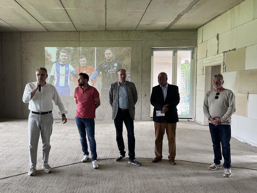 Baustellenparty im Albert-Kuntz-Sportpark