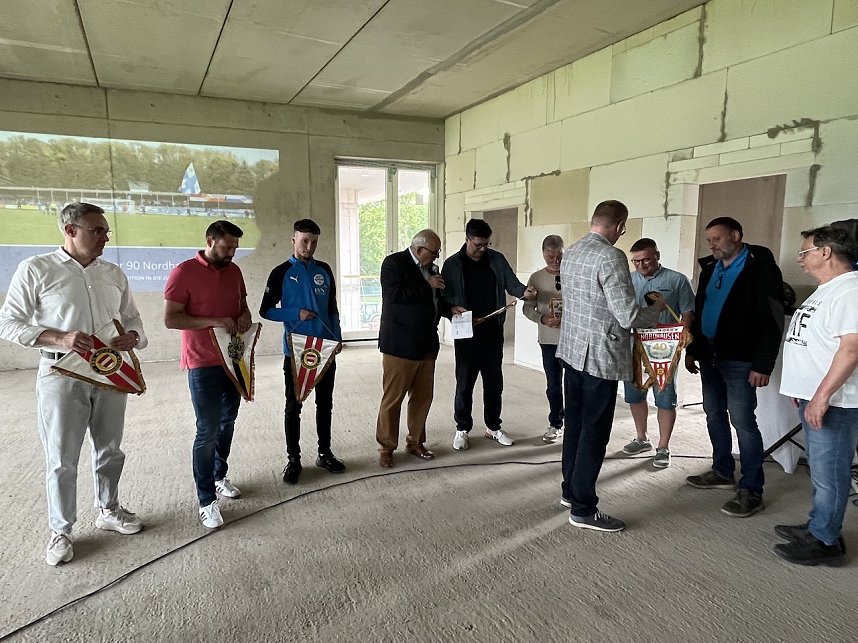 Baustellenparty im Albert-Kuntz-Sportpark