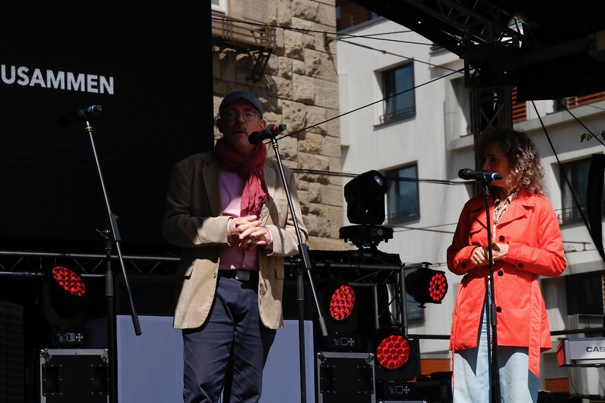 Fest der Demokratie auf dem Rathausplatz