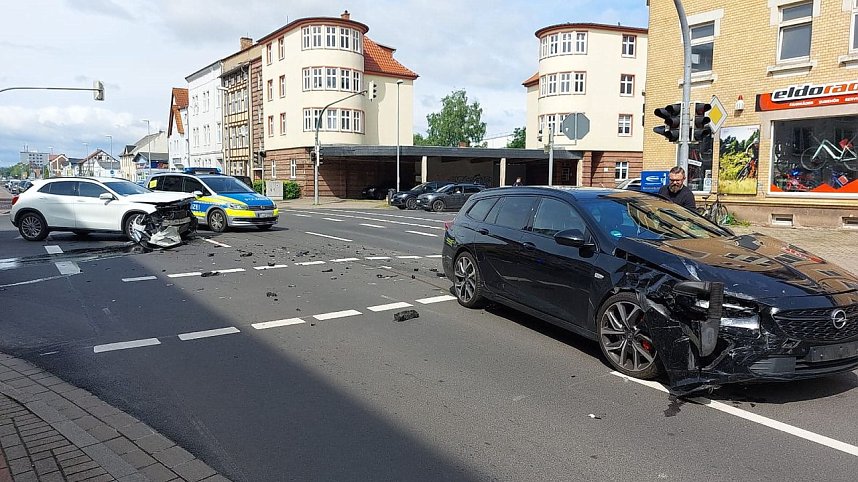 Unfall in der Freiherr-vom-Stein-Stra&szlig;e