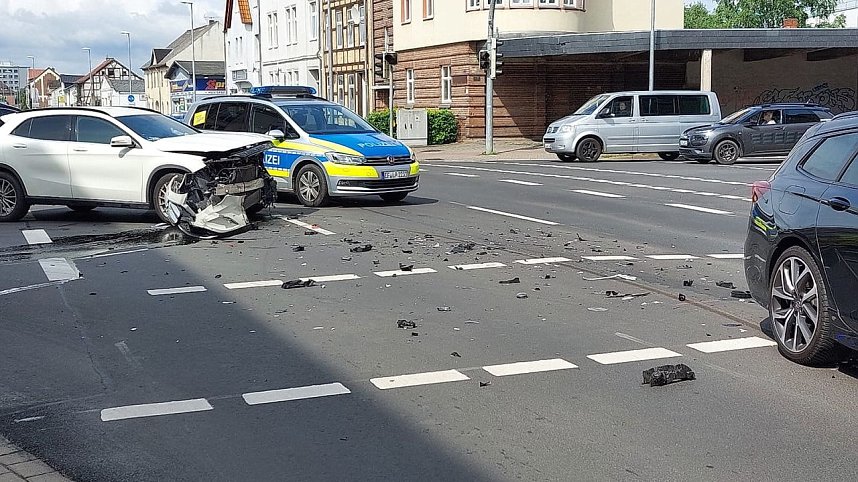 Unfall in der Freiherr-vom-Stein-Stra&szlig;e