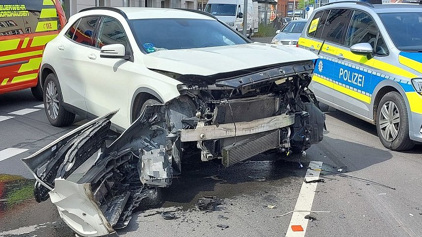 Unfall in der Freiherr-vom-Stein-Stra&szlig;e