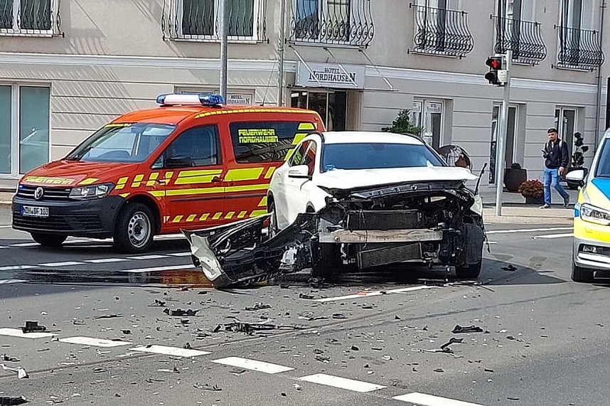 Unfall in der Freiherr-vom-Stein-Stra&szlig;e