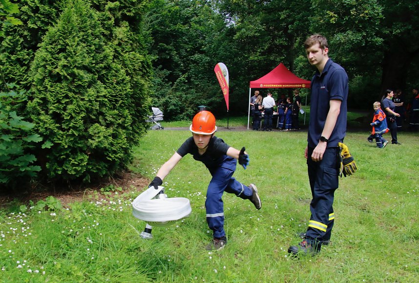 Jugendfeuerwehren im Stadtpark
