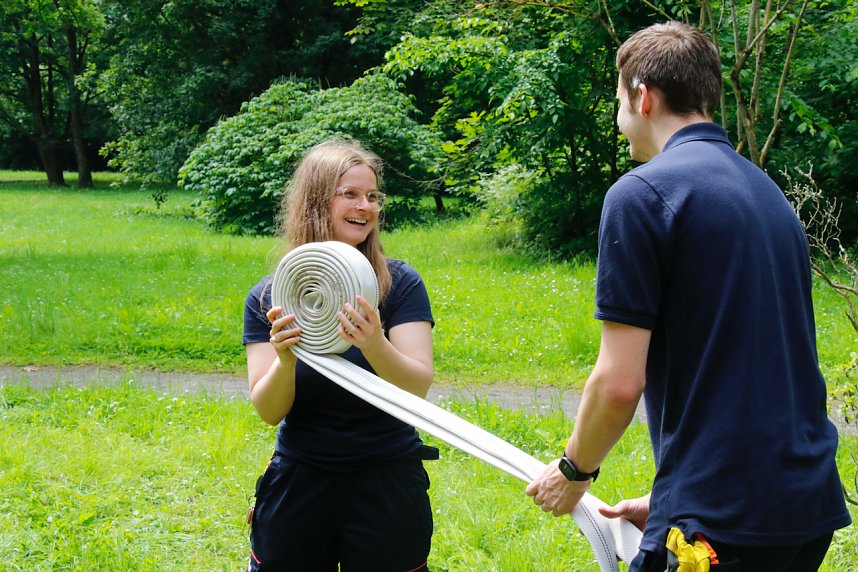 Jugendfeuerwehren im Stadtpark