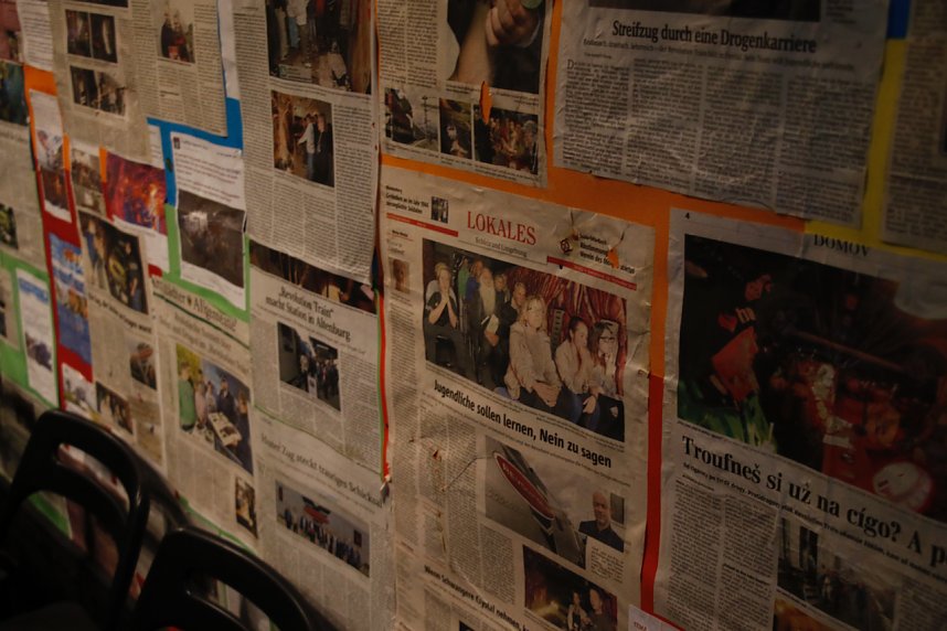 F&uuml;hrung durch den Revolution Train