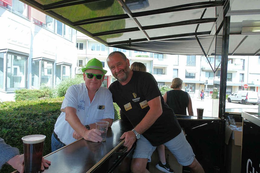 Gro&szlig;e Volksfeststimmung am 2. Tag auf dem Rolandsfest in Nordhausen