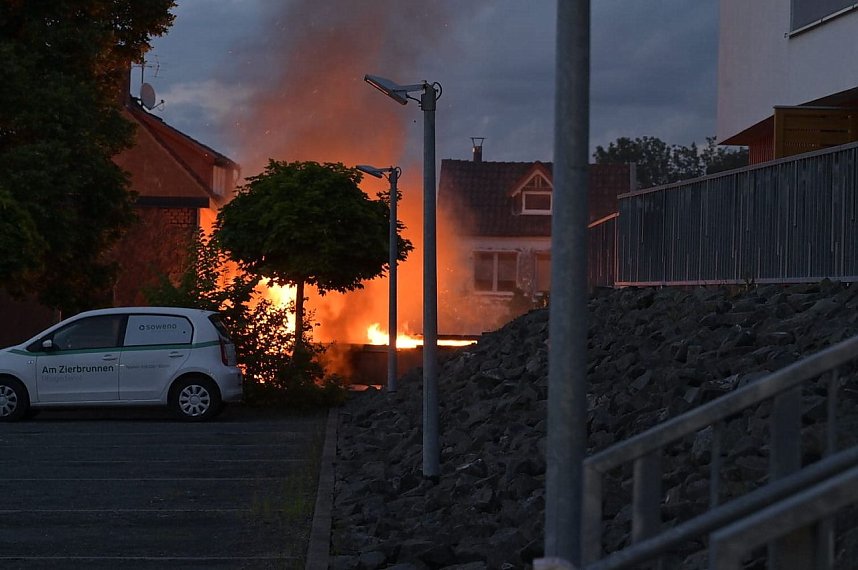 Schuppenbrand in Bleicherode