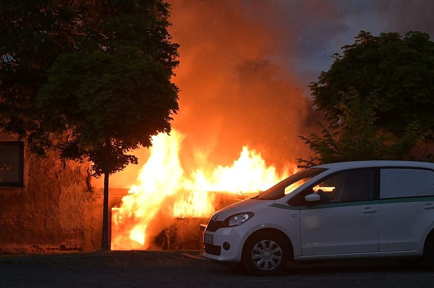 Schuppenbrand in Bleicherode