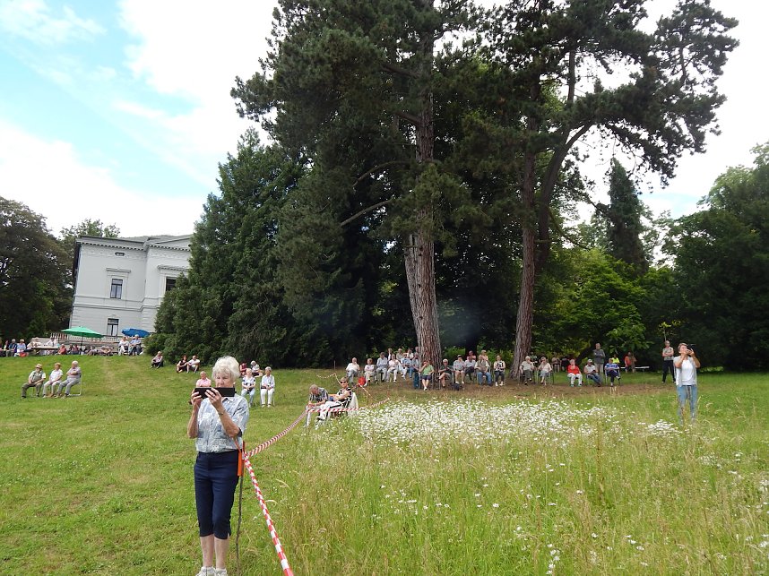 Konzert des Th&uuml;ringer Polizeiorchesters im Park Hohenrode