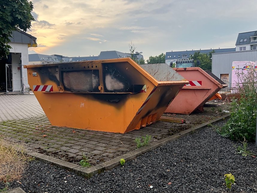 N&auml;chtlicher Brand am Netto-Markt