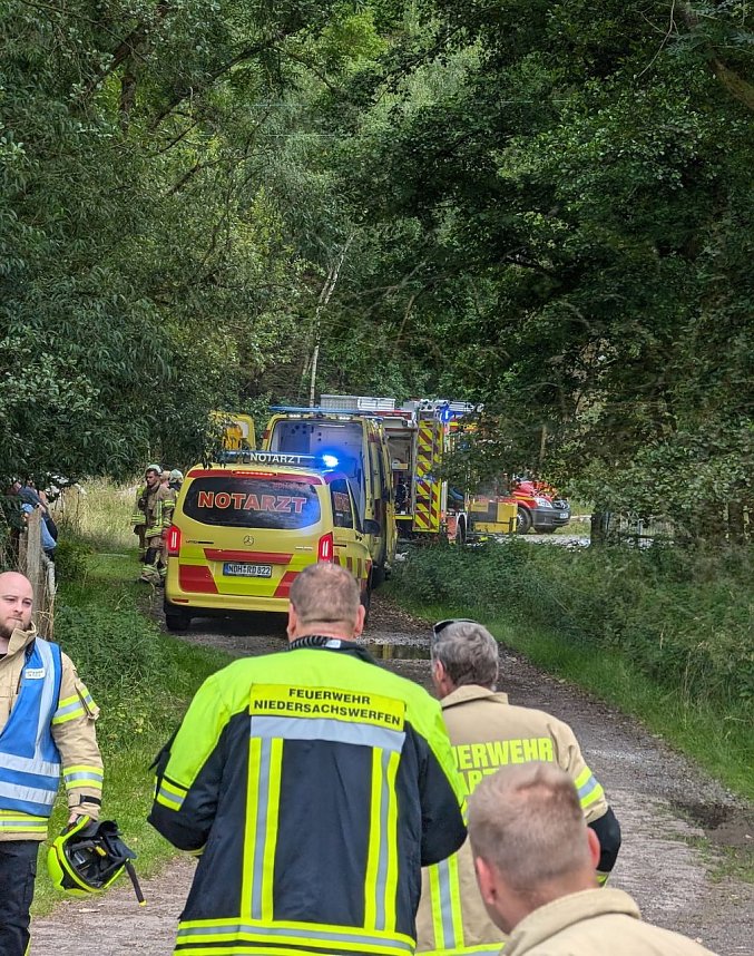 Schwerer Quad-Unfall in Niedersachswerfen