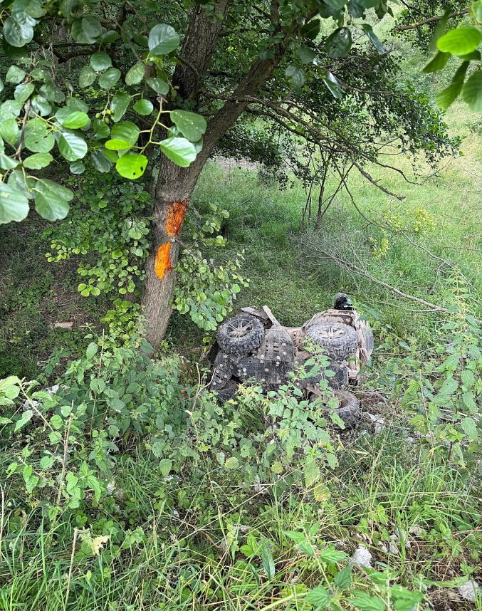 Schwerer Quad-Unfall in Niedersachswerfen