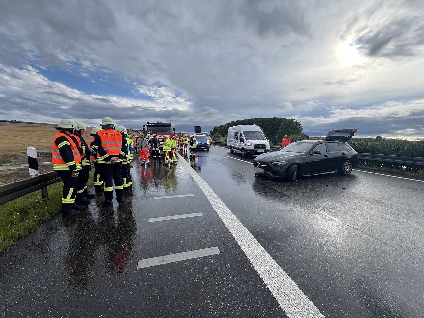 Unfall heute Abend auf der A 38