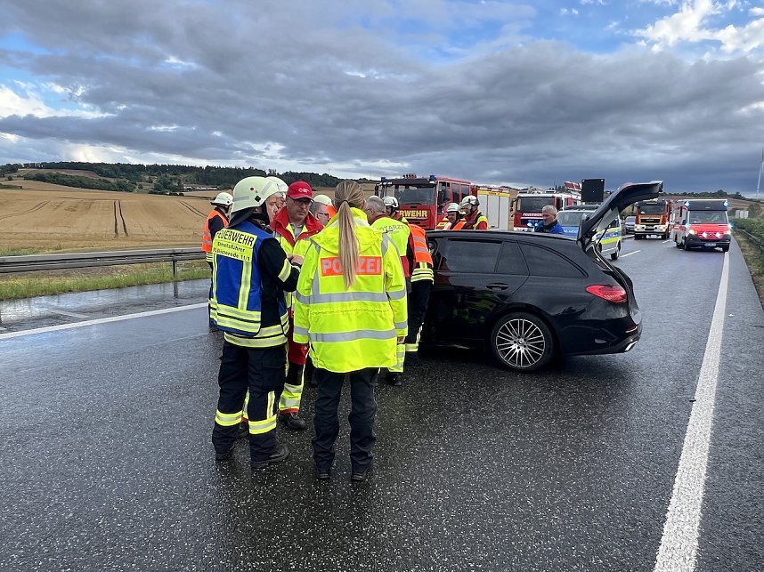 Unfall heute Abend auf der A 38