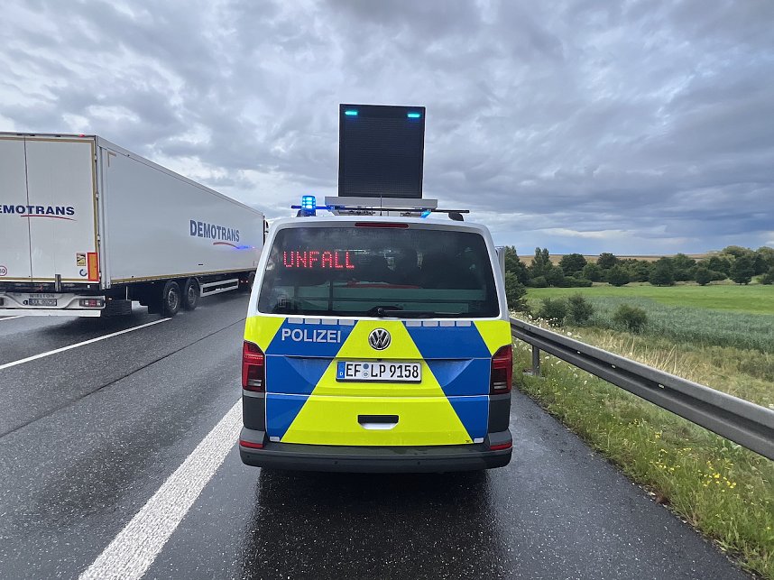 Unfall heute Abend auf der A 38