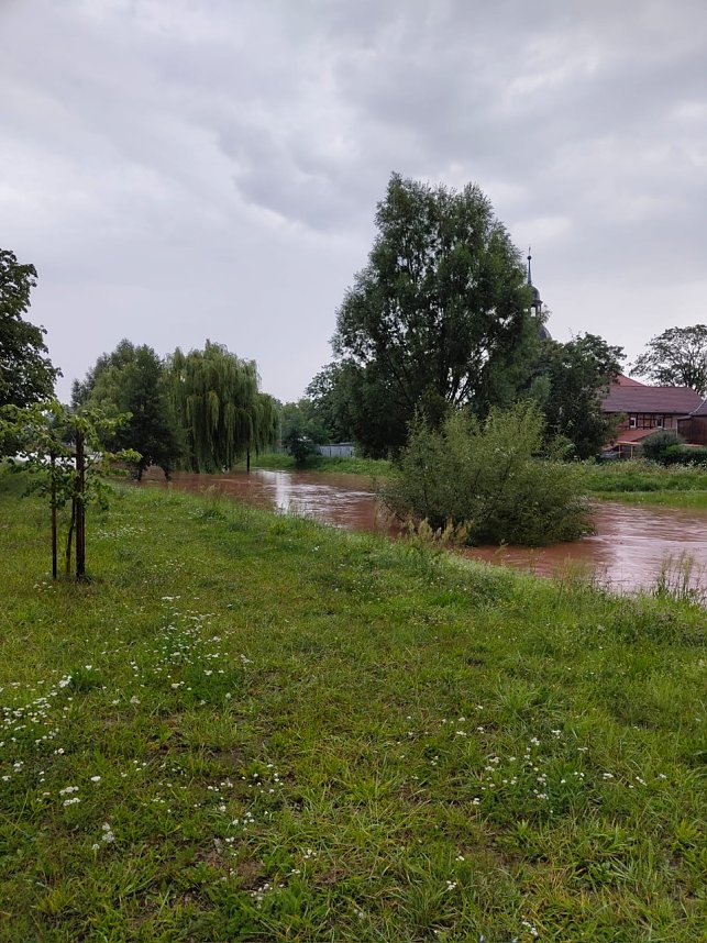 Hochwasser in Sundhausen