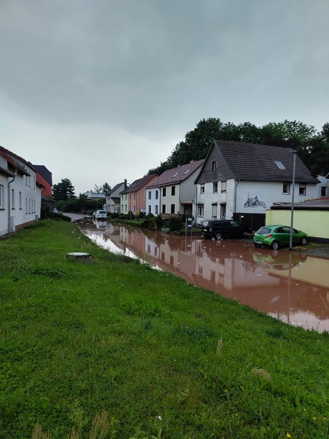 Hochwasser in Sundhausen